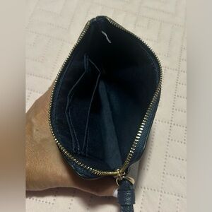 Coach Navy Wristlet